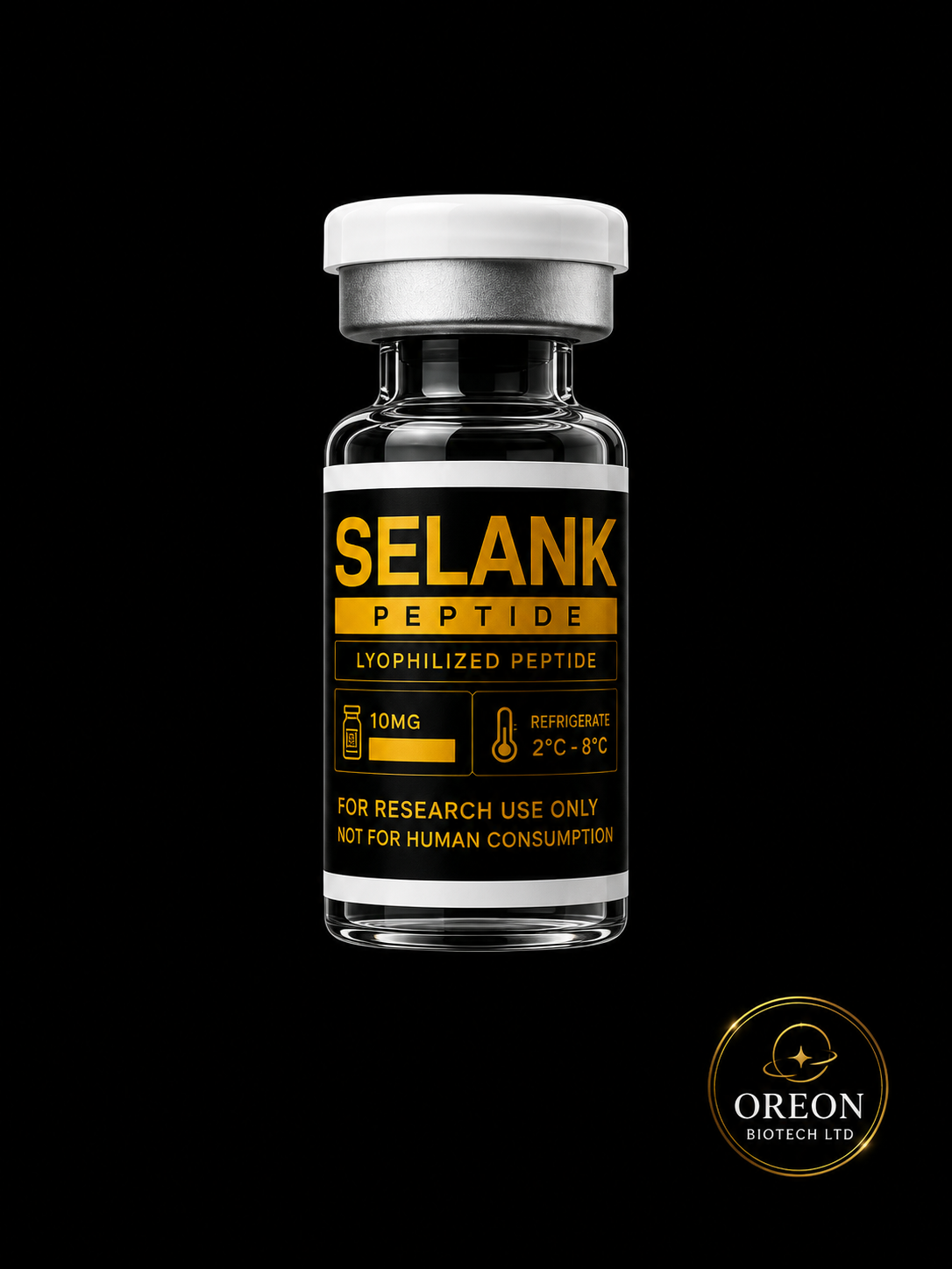 Selank 10 mg research vial